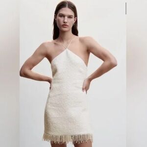 Jason Wu tweet pearl detailed dress